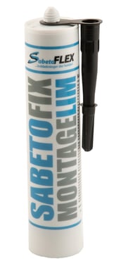 SabetoFLEX montagelim sort 290 ml