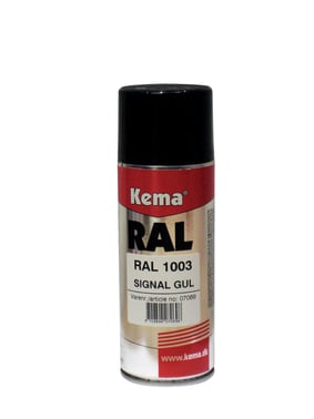 Spaymailing Kema RAl- 9011 Grafit sort 400ml