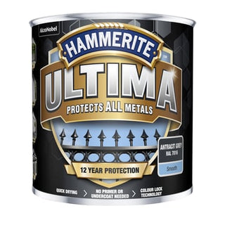 Hammerite Ultima Grå RAL7016 250ml