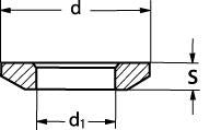 C 43 kugleskive DIN 6319-HV10