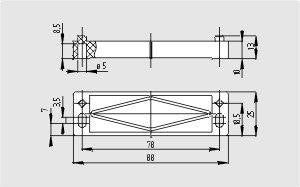 Afstandsklods f/bps 33/31 BN31/33