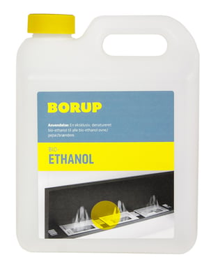 BORUP BIO ETHANOL 2,5 liter TIL PEJSE