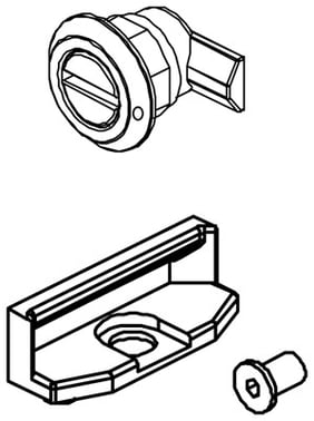 Snapskrue komplet med PLOM 0702-0001S