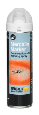 Mercalin Marker fluo 500 ml hvid 12 pak