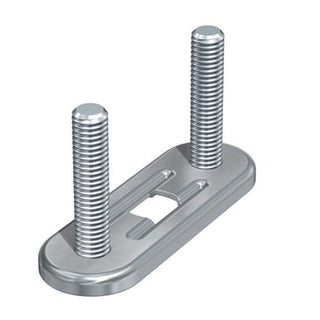 Rørholder BMD dobbelt M8 8-90 mm