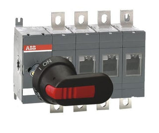 Lastafbryder 400A 4 polet med drejegreb OT400E04P