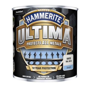 Hammerite Ultima Hvid RAL9016 250ml