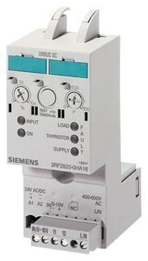 Solid-state relæ 20A,110-230V/24VAC/DC 3RF2920-0HA13