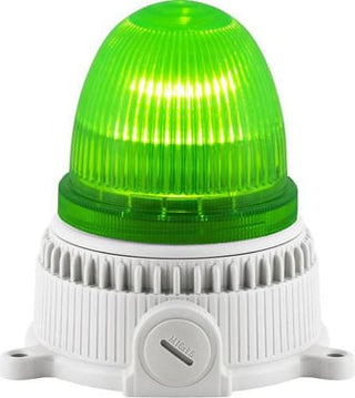 Blinklampe 24V AC/DC Grøn Ovolux, PG9X, 24