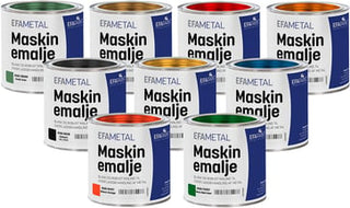 Maskinemalje Entreprenørgul 0,75 L - RAL 1007