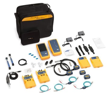 Fluke kabeltester CU+MM OLTS moduler DSX2-8000MI sæt med guld support