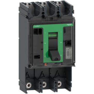 Maksimalafbryder uden strømrelæ, ComPacT NSX400H, 70 kA ved 415 VAC 50/60 Hz, 400 A, 3 poler