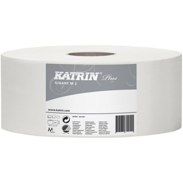 Katrin Plus Gigant Toiletpapir M 2 1 karton=6 ruller