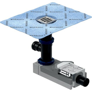 Geberit gulvafløb til brusenicher m/indløb t/kar, d50
