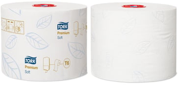 Tork Soft Mid-size Toiletpapir Rl m/90 m T6 Hvid