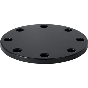 PEH blindflange Geberit, 200 mm, sort aluminium/PUR