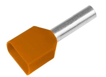 Isoleret TWIN-terminalrør A4-18ETT2, 2x4mm2 L18, Orange