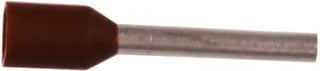 Isoleret terminalrør A0,14-6ETT, 0,14mm2 L6, Brun