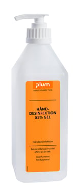 Plum Hånddesinfektion 85% (6% IPA) Gel 600ml pumpeflaske