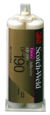 3MTM Scotch-WeldTM Epoxy Konstruktionslim DP190, Grå, 50 ml, 12 stk/krt