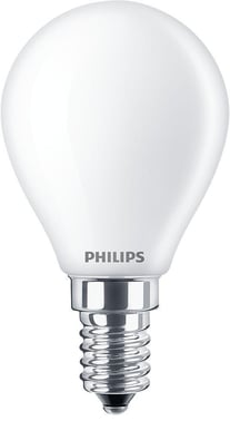 Philips CorePro LED Krone 6,5W (60W) P45 E14 827 Mat Glas