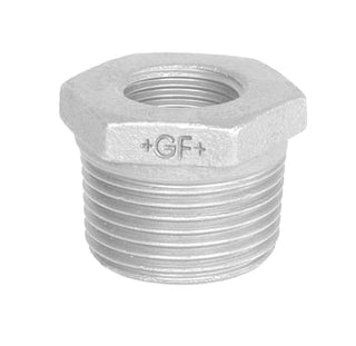 Nippelmuffe galvaniseret koncentrisk 1 x 1/4