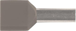 Isoleret TWIN-terminalrør A4-18ET2, 2x4mm2 L18, Grå