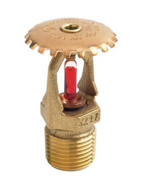 Victaulic FireLock Upright sprinkler V2703 12" BSPT K-80 68°C Standard Response messing 100stk