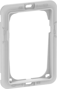 LK FUGA teknisk monteringsramme for SOFT, BASE 63, CHOICE & PURE designrammer 1,5 modul