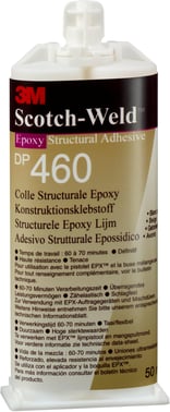 3MTM Scotch-WeldTM Epoxy Konstruktionslim DP460, Hvid, 400 ml, 6 stk/krt