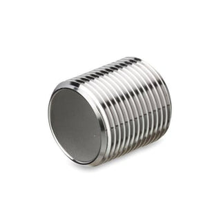 Nippel med cylindrisk gevind, 1.4404, 20 bar 4"x70 mm