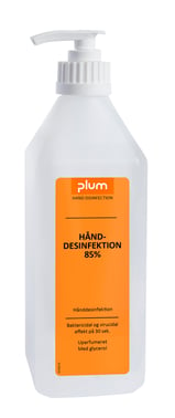 Plum Hånddesinfektion 85% (6% IPA) 600 ml pumpeflaske