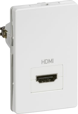 LK FUGA HDMI-udtag passivt, 1,5 modul, hvid