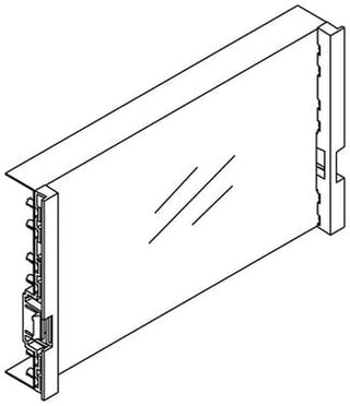 Afdækning plade bred komplet 0602-0200