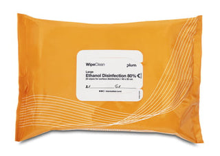 WipeClean Ethanol Disinfection 80% Large 20 wipes