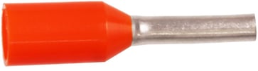 Isoleret terminalrør A0,5-10ET, 0,5mm2 L10, Orange