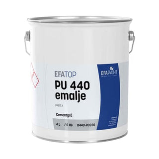 PUR-Emalje Cementgrå 4 L