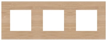 Ramme 3-modul, Pure, bamboo