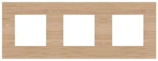 Ramme 3-modul, Pure, bamboo