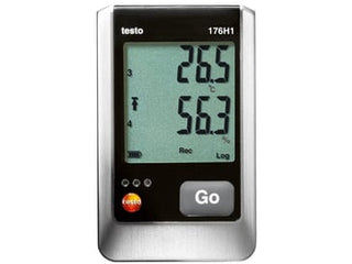 Testo 176-H1, 4 kanal (externe°C/%Rf) 2 udgbatteri