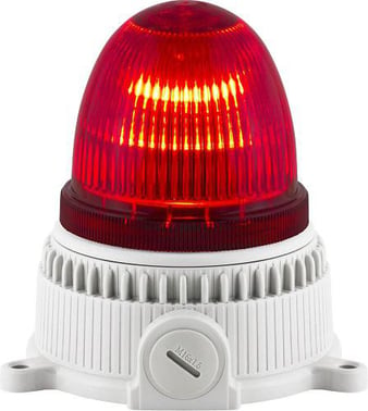 Blinklampe 240V AC Rød Ovolux, PG9X, 240