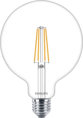 Philips MASTER Value LED Standard Dæmpbar 5,9W (60W) E27 927 G120 Klar Glas