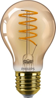 Philips MASTER Value LED Standard Dæmpbar 4W (25W) E27 A60 Guld Spiral Glas