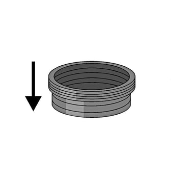 Friaphon Ø78 mm X 75 mm Overgangstætningsring