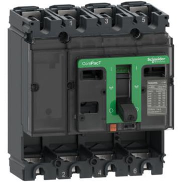 Maksimalafbryder uden strømrelæ, ComPacT NSX250L, 150 kA ved 415 VAC 50/60 Hz, 250 A, 4 poler