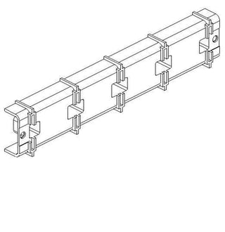 Tabula skinneholderjern isolation