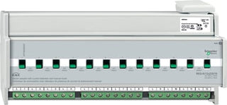 KNX Relæ udgang DIN 12x230/16 med manuel betjening og strømmåling