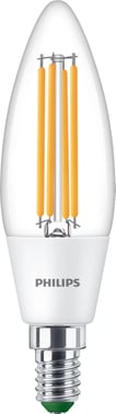 Philips MASTER Ultra Efficient LED Kerte 2,3W (40W) E14 B35 840 Klar