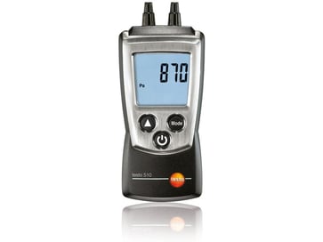 Testo 510 sæt differenstrykmåler lommeformat