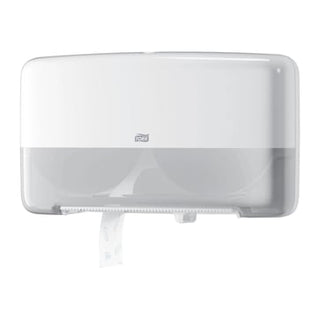 Tork Dispenser Mini Jumbo Toiletpapir Twin, Hvid, T2, 555500